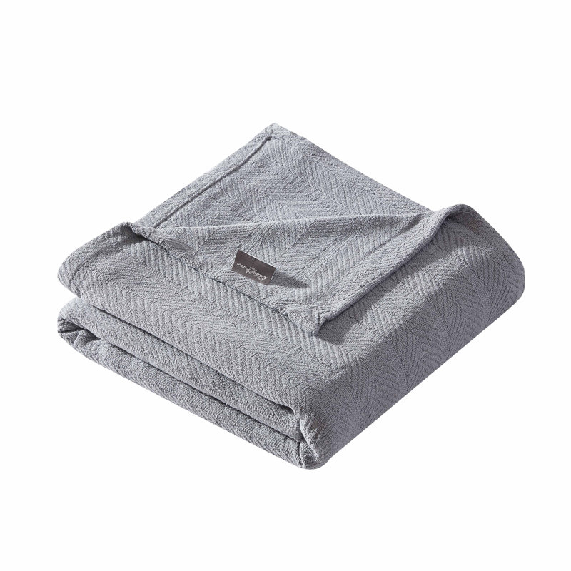 Eddie Bauer Herringbone Cotton Blanket & Reviews Wayfair